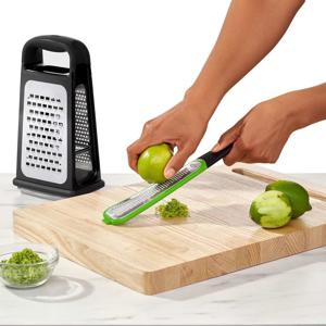 Oxo Goodgrips Etched Box Grater With Removable Zester